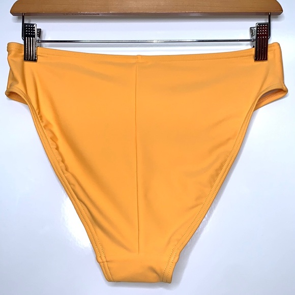 NWT DIXPERFECT Mustard Yellow Two Piece Swimsuit Tie Bikini - Picture 10 of 13